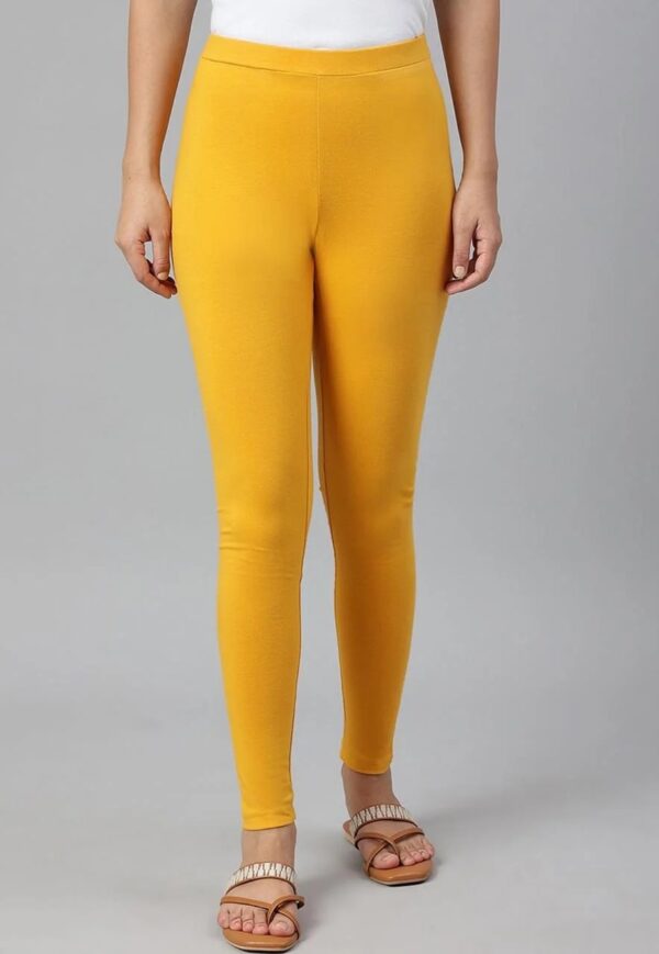 Yellow Ankle Leggings - Image 2