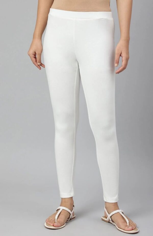 White Ankle Leggings