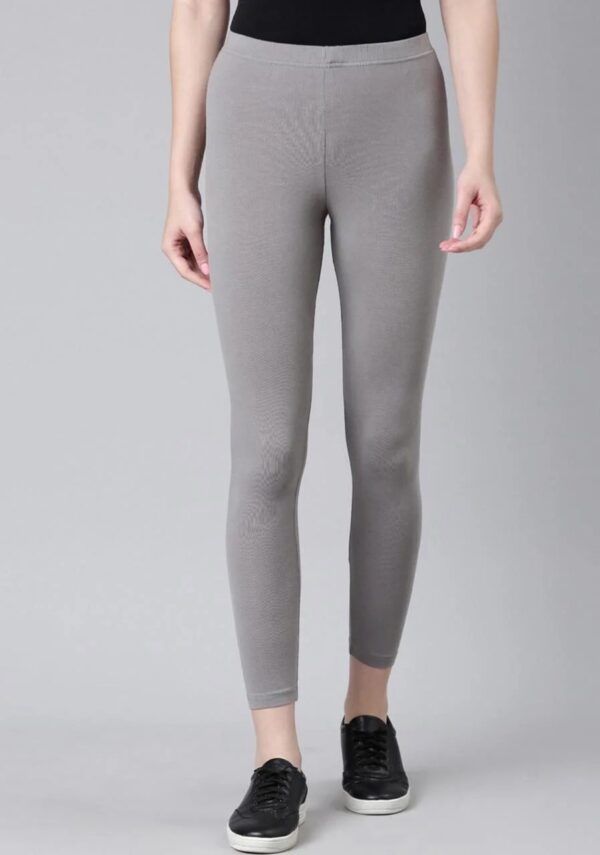 Grey Ankle Leggings
