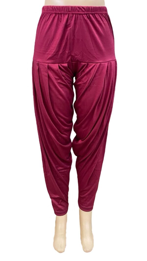 Patiala Pant Maroon